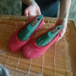 how to make felted wool shoes and slippers