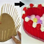 DIY Heart Shaped Basket using Wool / DIY Woolen / Room Decor
