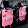 Car Seat Bag Organizer,Woolen Felt Seat Back Protectors for Kids.