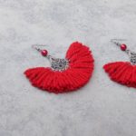 Tassel earrings DIY//Woolen tassel earrings//How to make tassel earrings//Creation&you